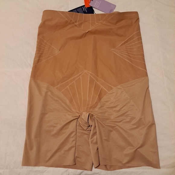 Honeylove Women's Shadow Sculpt High Waist Girdle Sand 2X NWT